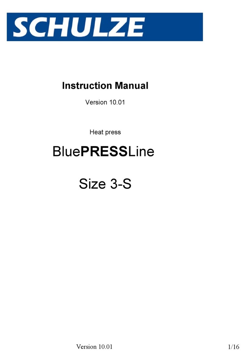 Schulze BluePRESSLine Size 3-S User manual