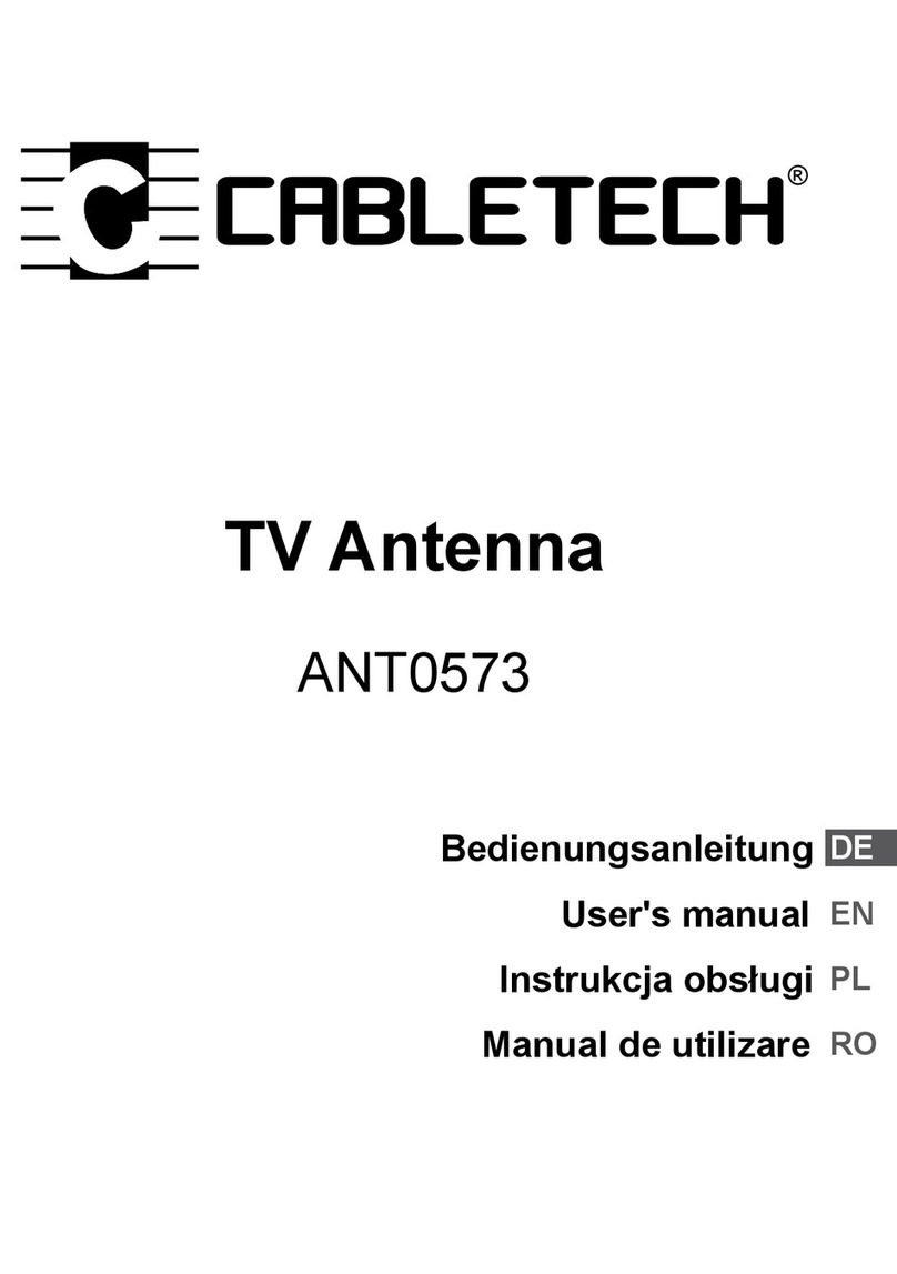 Cabletech ANT0573 user manual