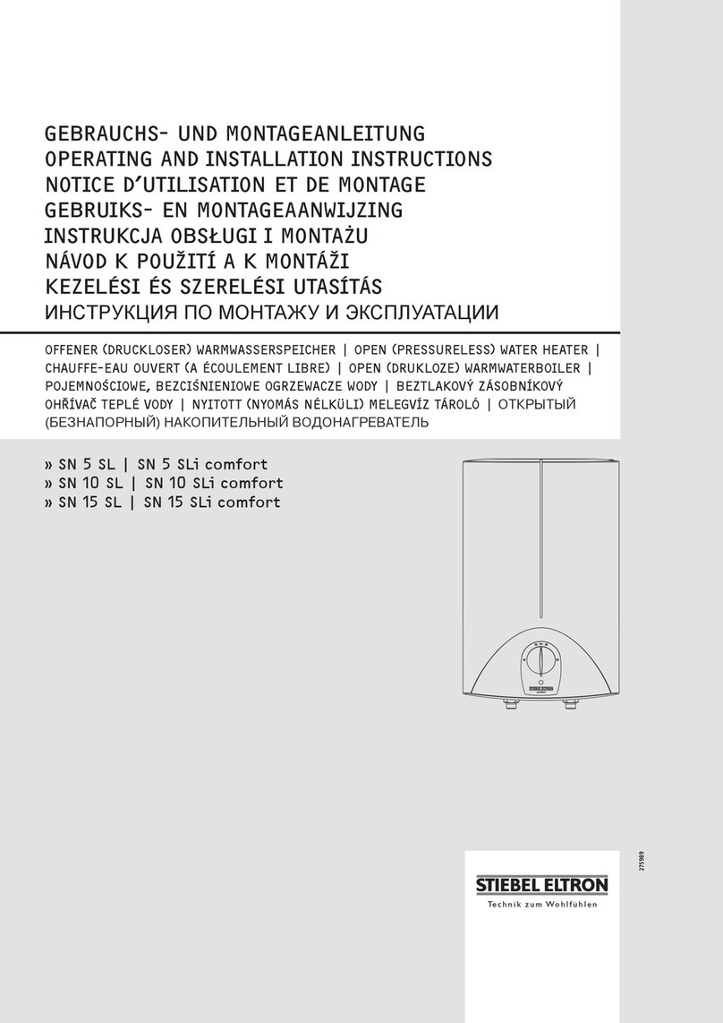 STIEBEL ELTRON SN 5 SL User manual STIEBEL ELTRON SN 5 SL User manual