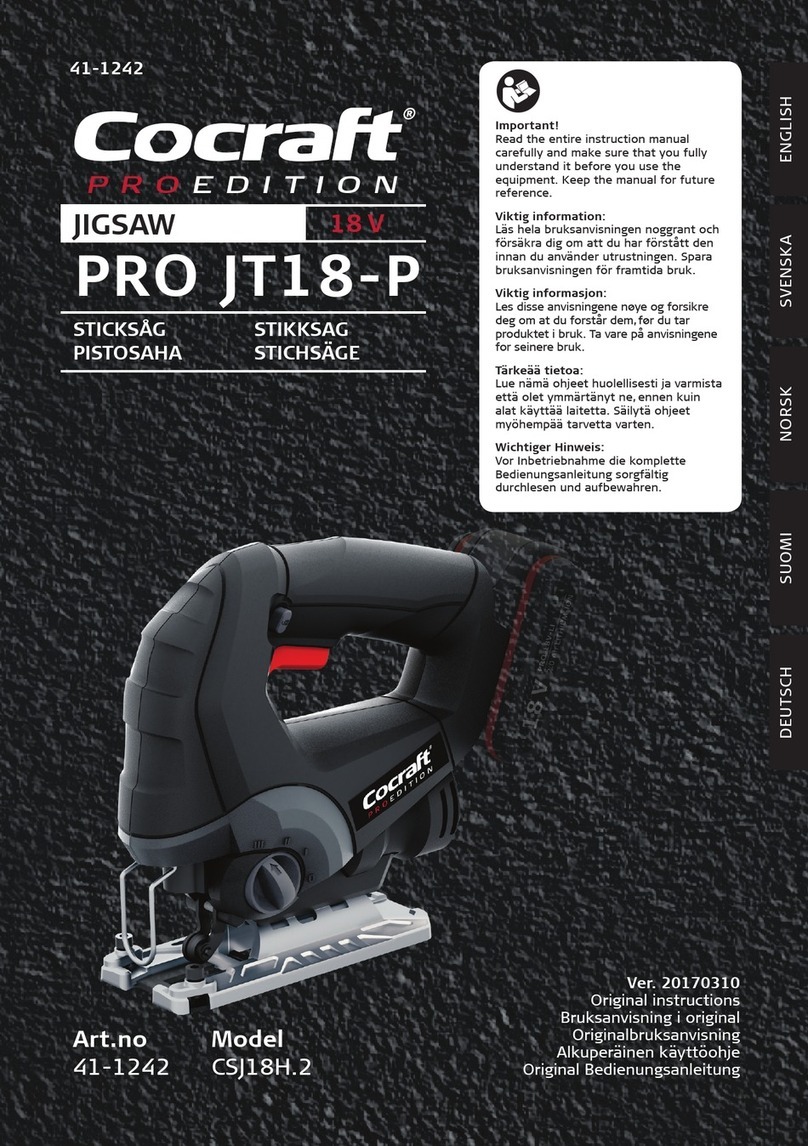 Cocraft Pro Edition JT18-P User manual