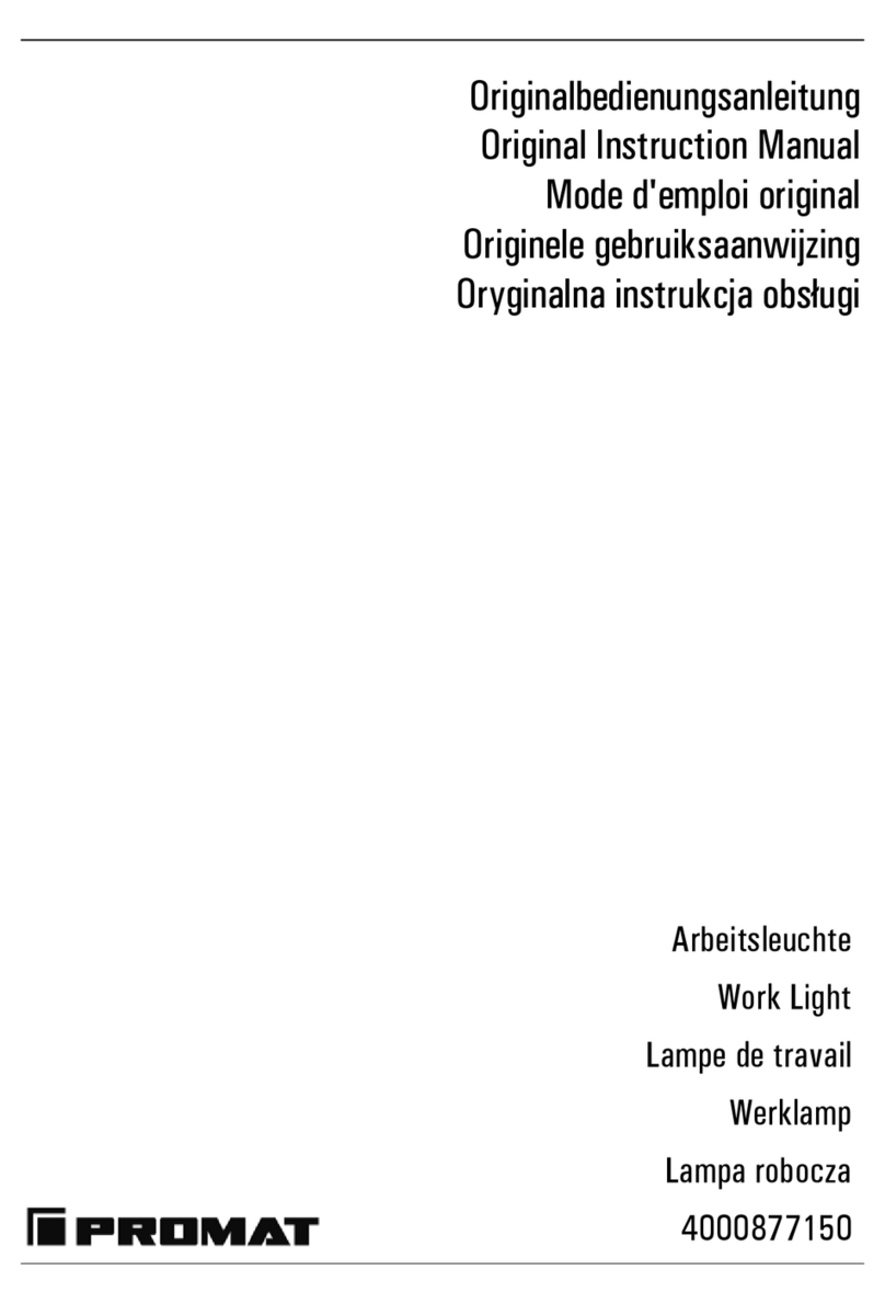 PROMAT 4000877150 Original instruction manual