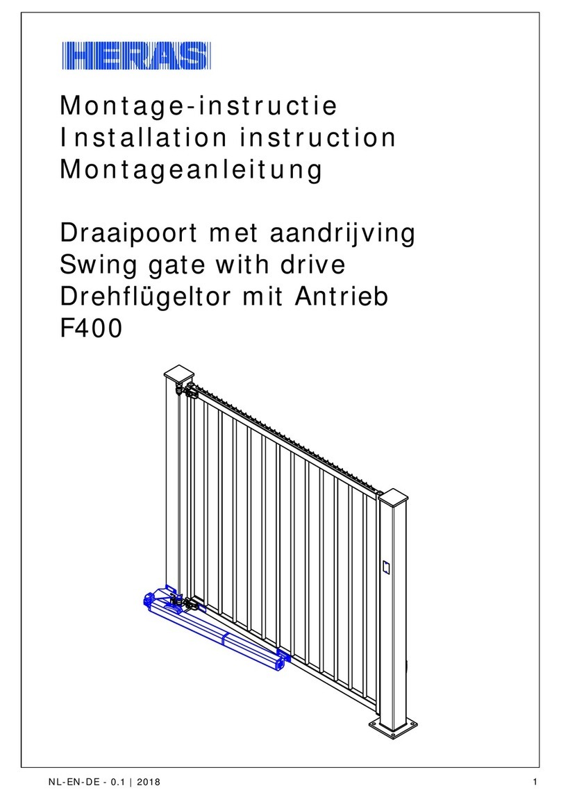Heras F400 Installation instruction Heras F400 Installation instruction