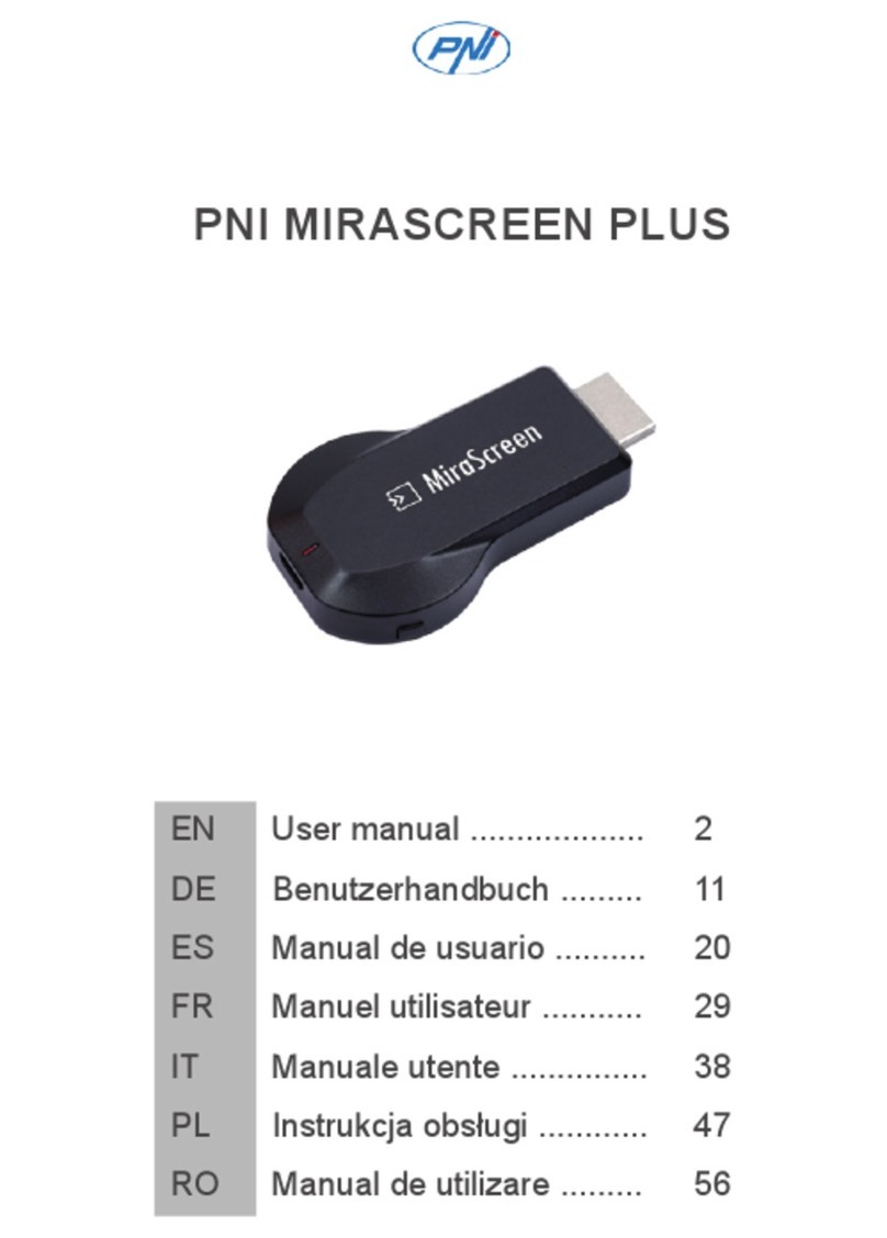 PNI MIRASCREEN PLUS user manual