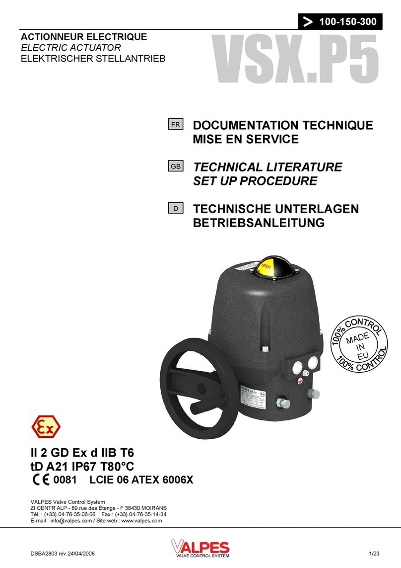 VALPES VSX.P5 Technical Literature