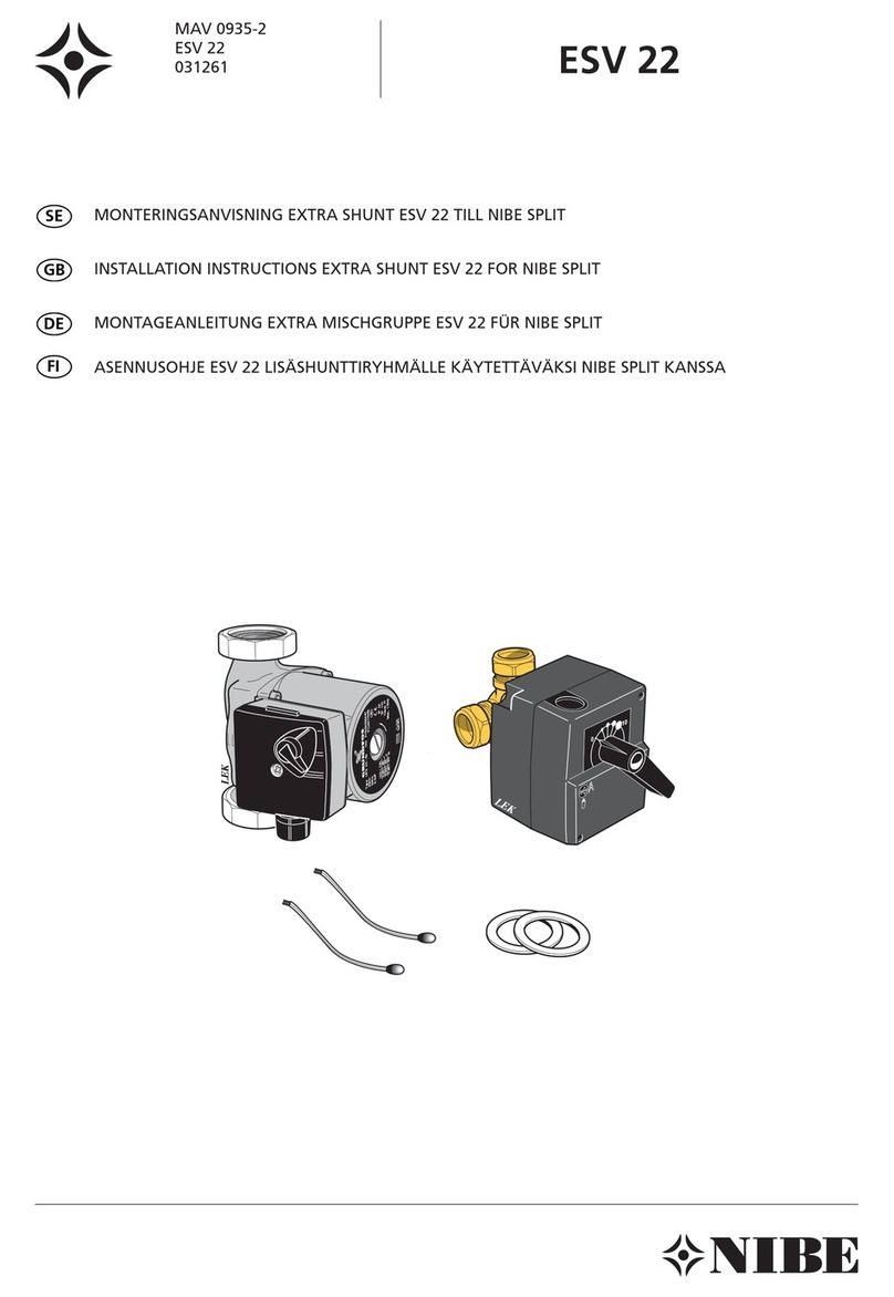 Nibe ESV 22 User manual