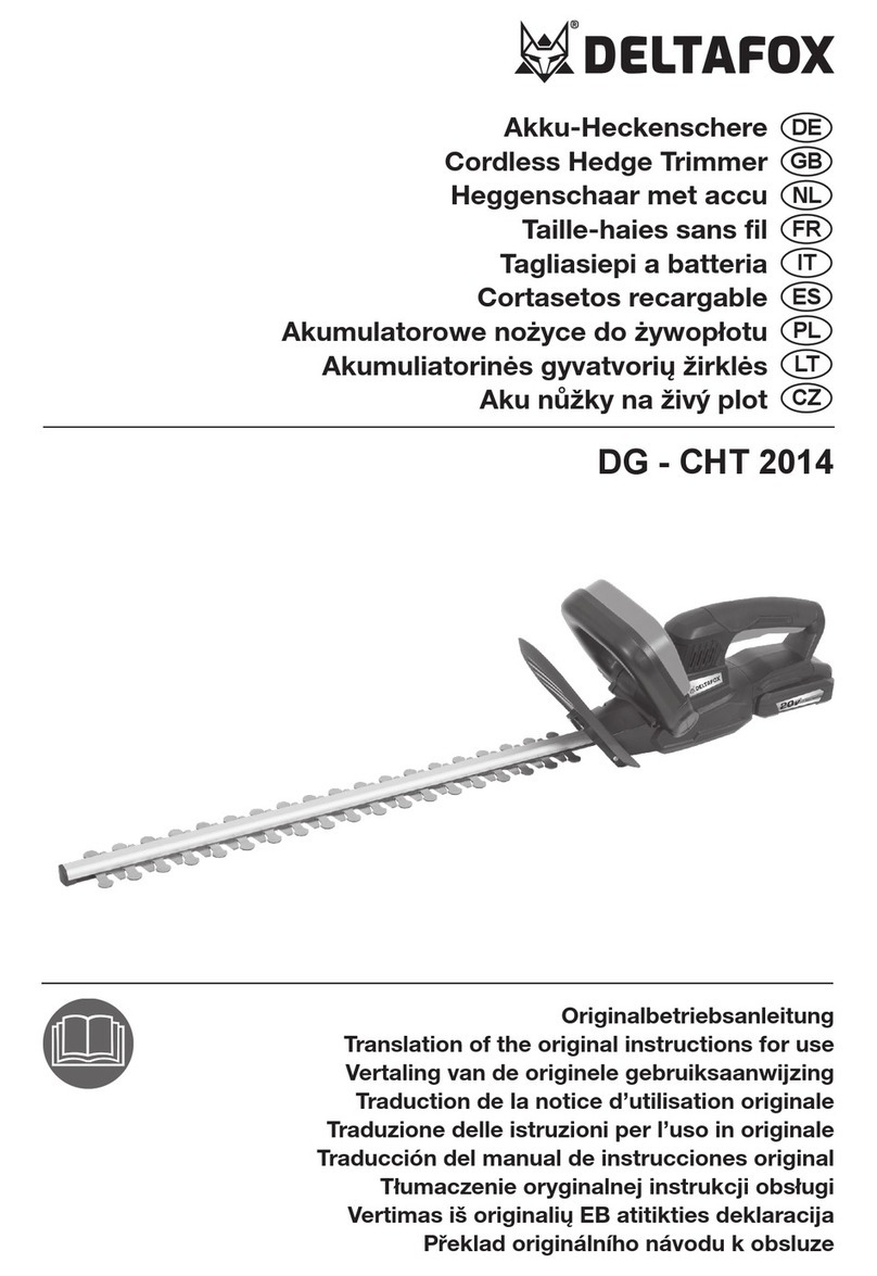 Deltafox DG-CHT 2014 Operating and installation instructions