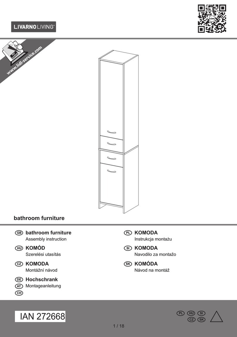 Livarno Living 272668 Assembly instruction