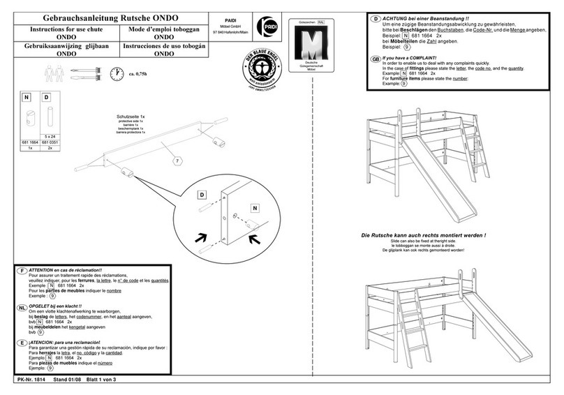 PAIDI Ondo 1814 User manual