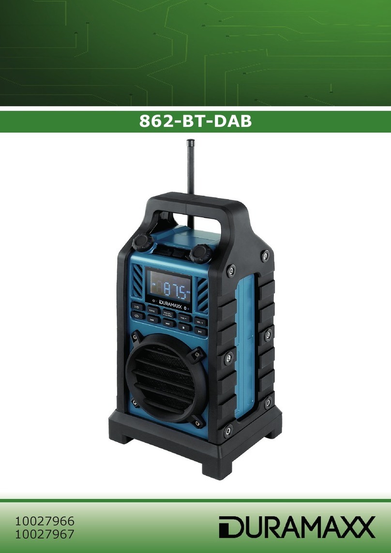 Duramaxx 862-BT-DAB manual