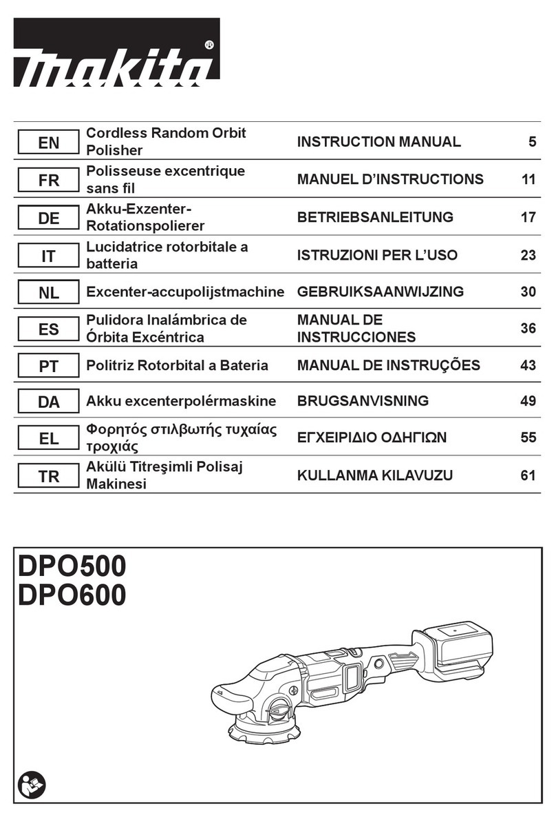 Makita DPO500 User manual