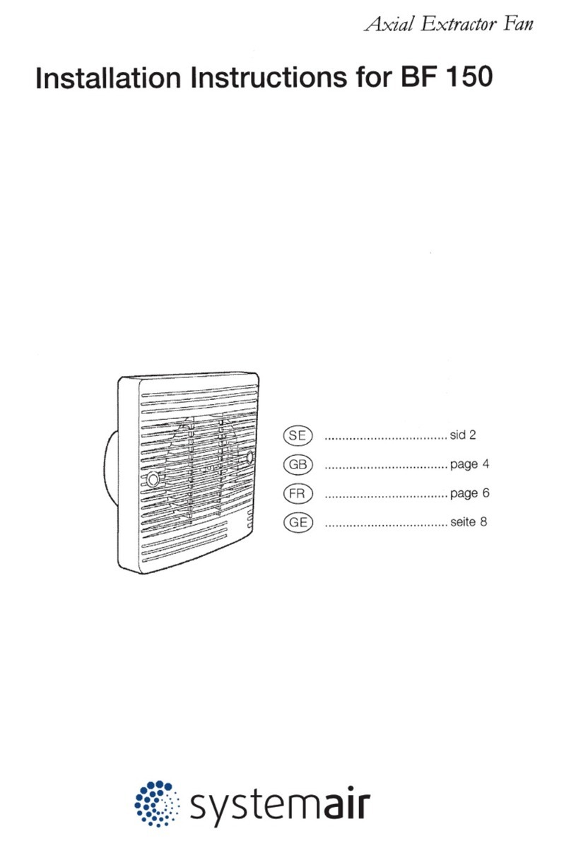 System air BF 150 User manual