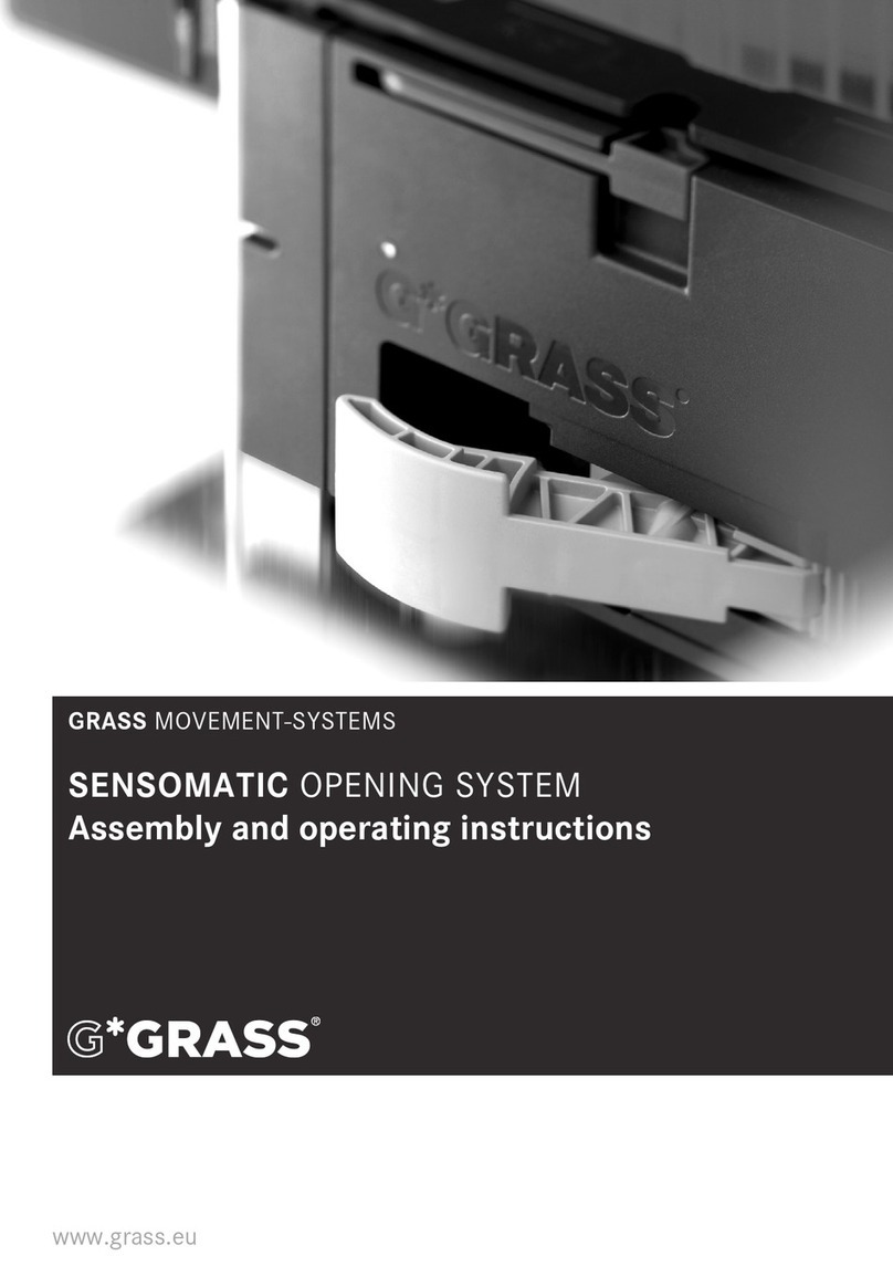 GRASS SENSOMATIC User manual