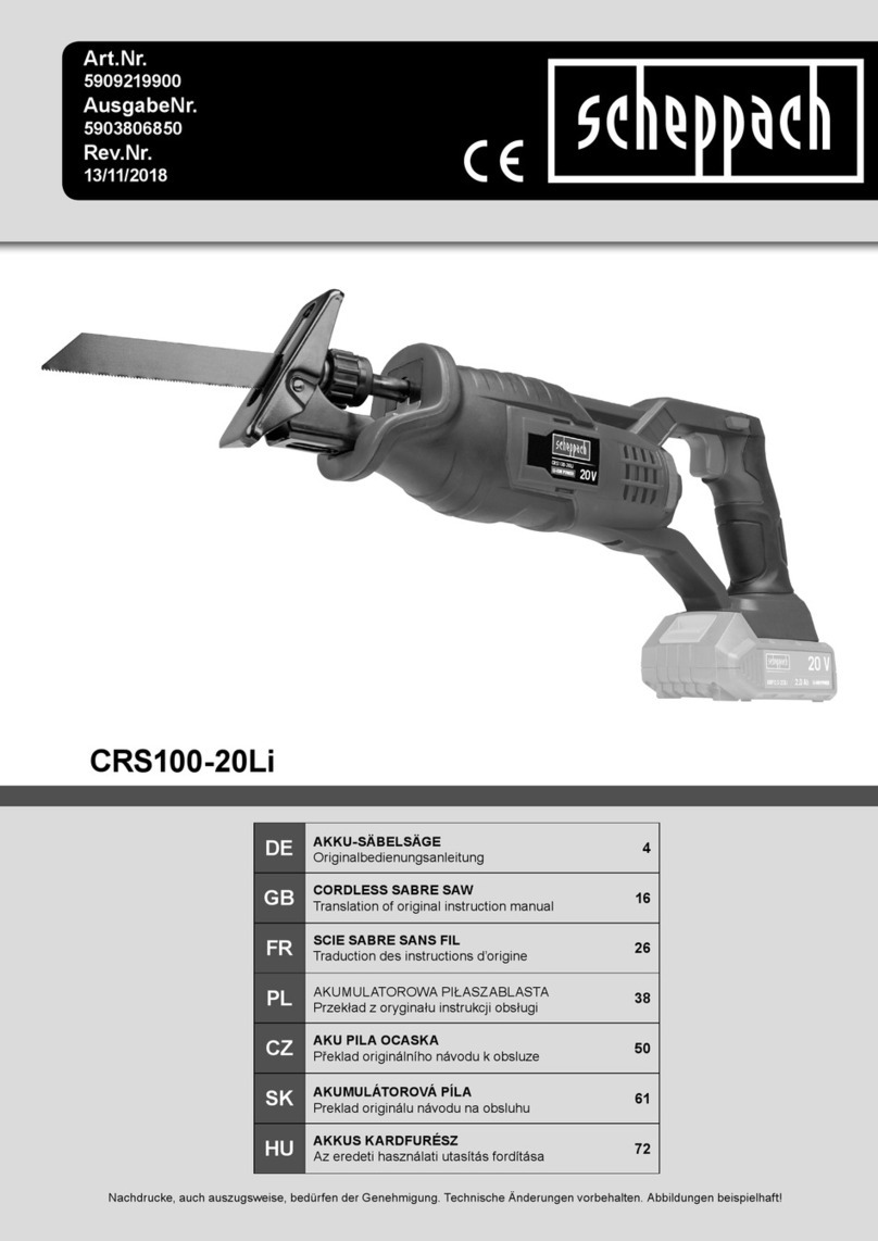 Scheppach CRS100-20Li Instructions for use