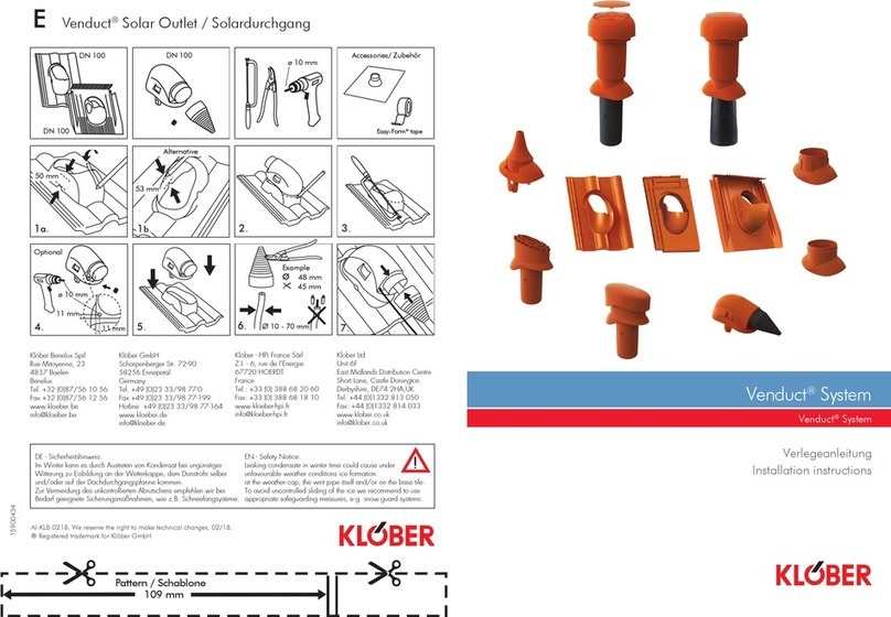 KLOBER Venduct System installation instructions