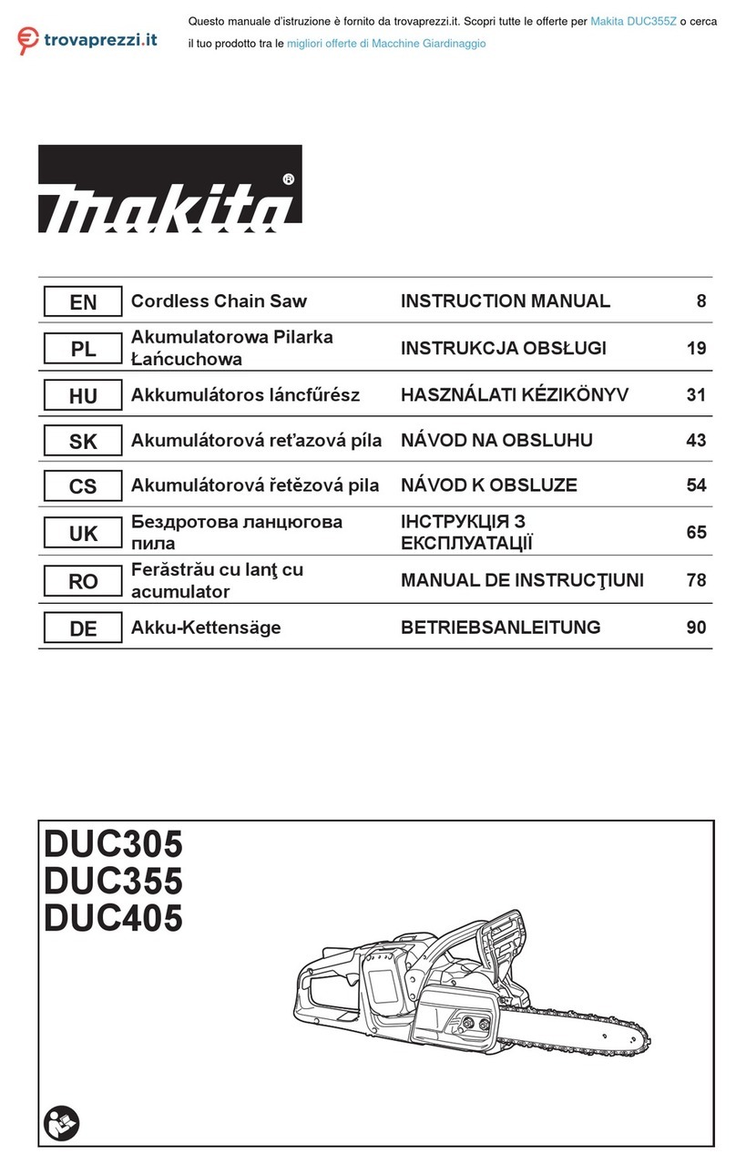 Makita DUC305 User manual