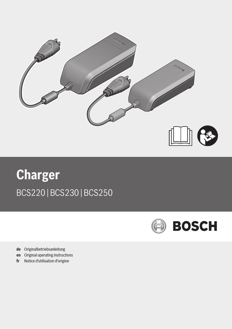 Bosch Standart Charger BCS220 Original operating instructions