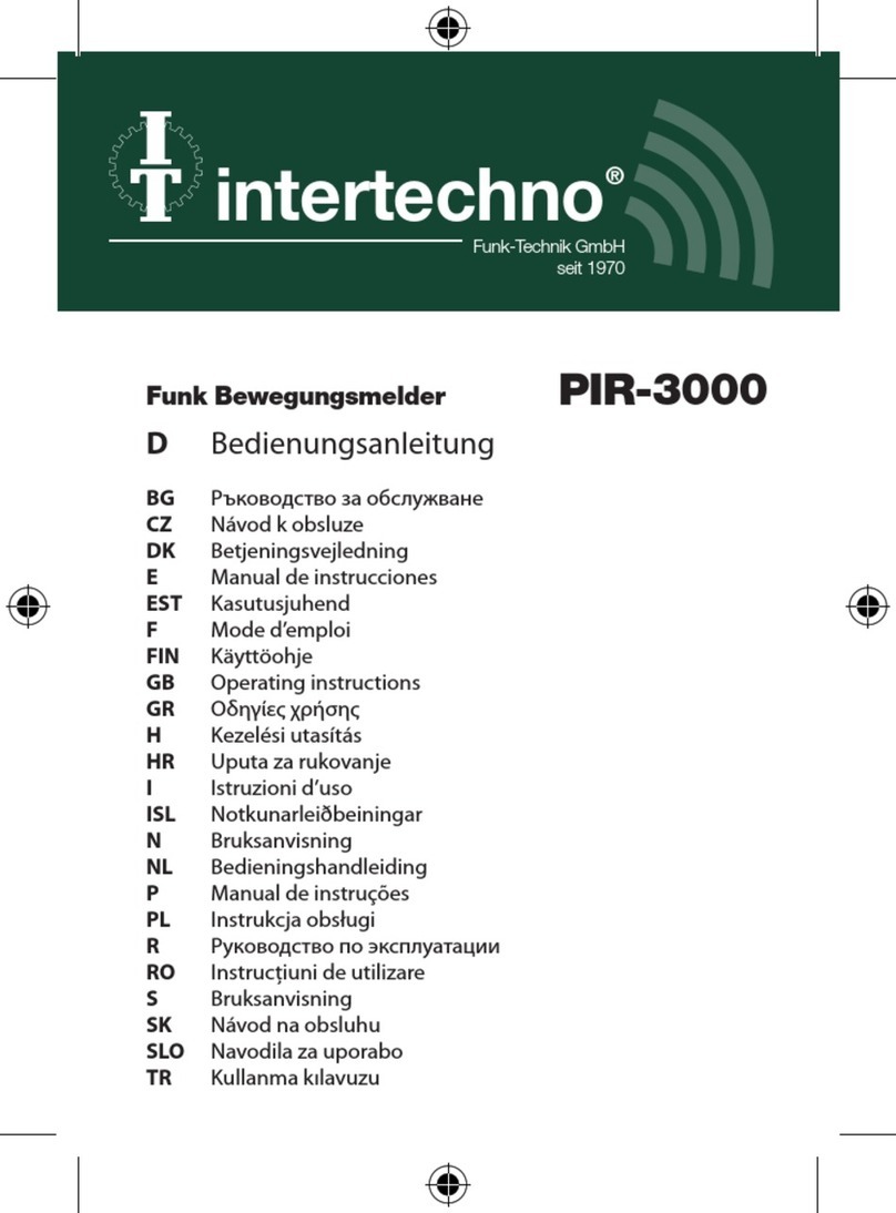 INTERTECHNO PIR-3000 operating instructions