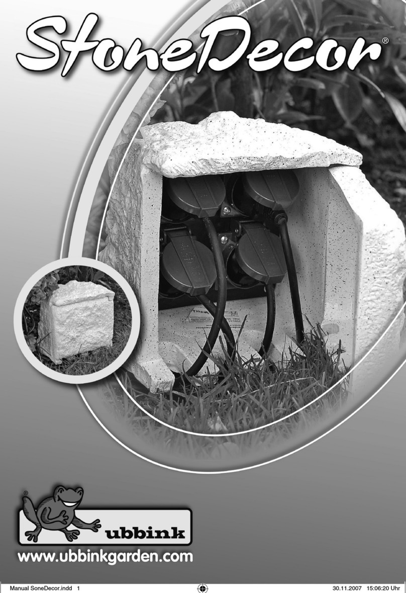 ubbink Garden Power StoneDecor 1354108 operating instructions ubbink Garden Power StoneDecor 1354108 operating instructions