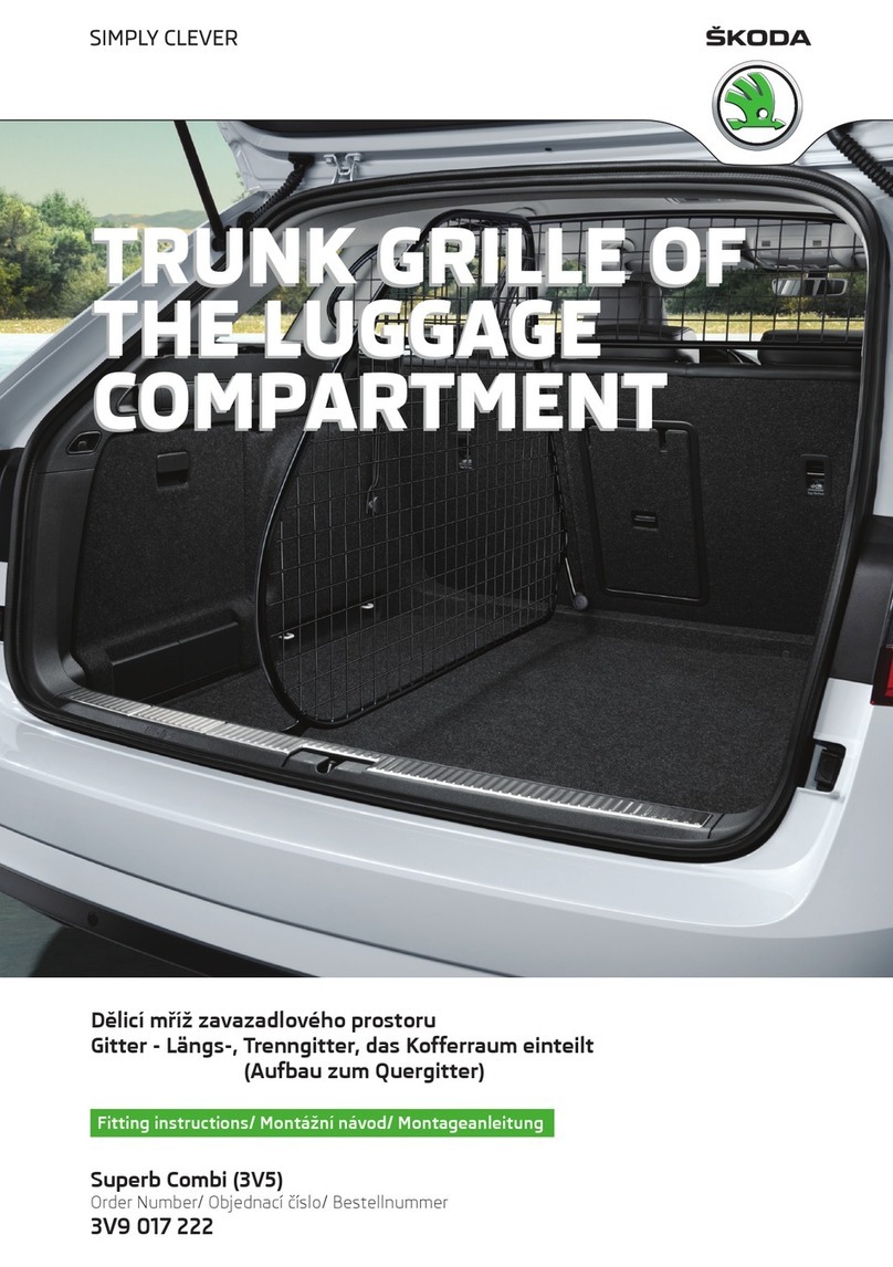 Skoda 3V9 017 222 Fitting instructions