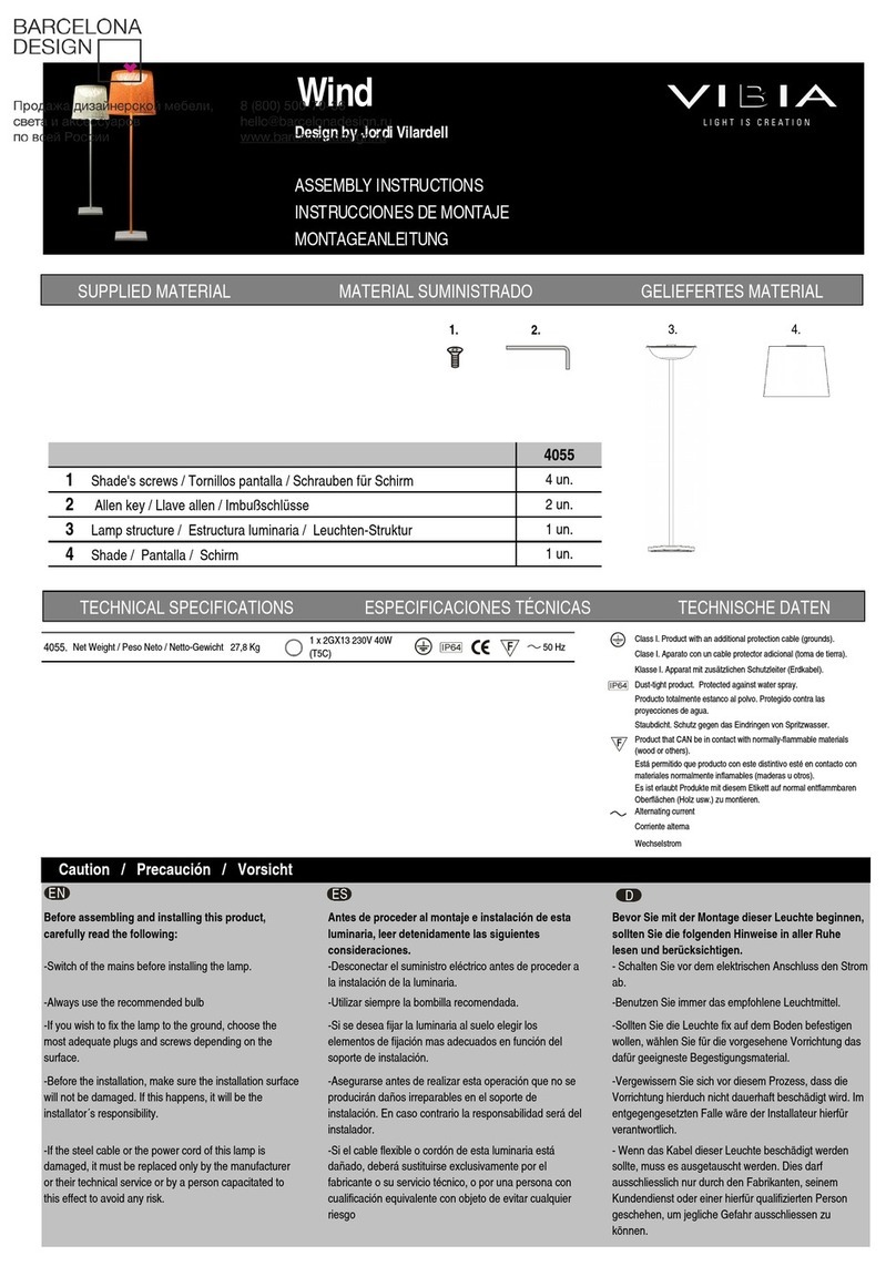 VIBIA Jordi Volardell Wind User manual