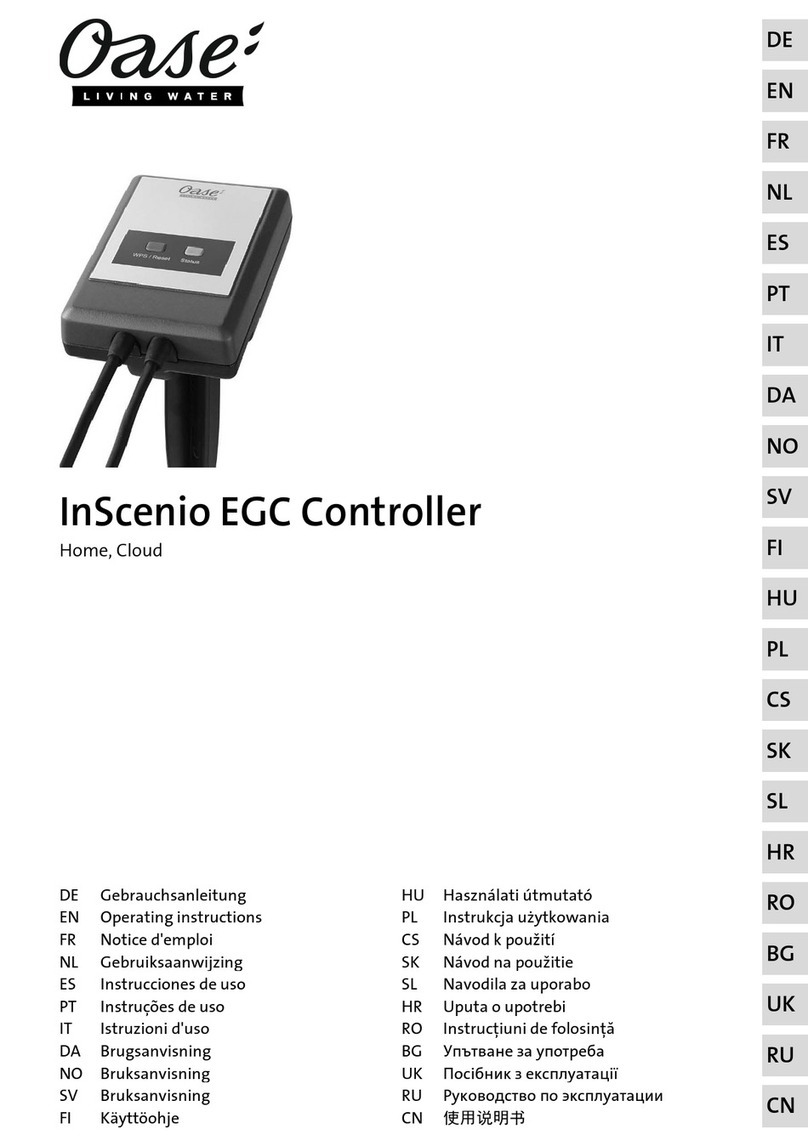 Oase InScenio EGC operating instructions