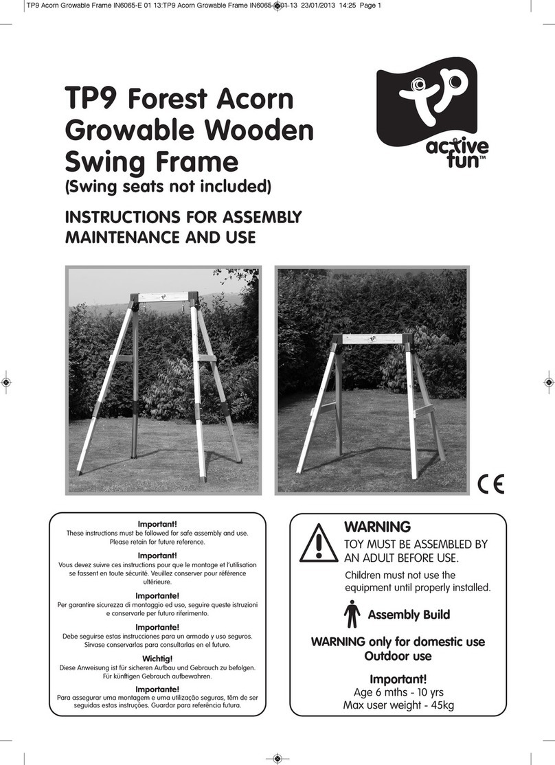 TP active fun TP9 Instructions for assembly maintenance and use