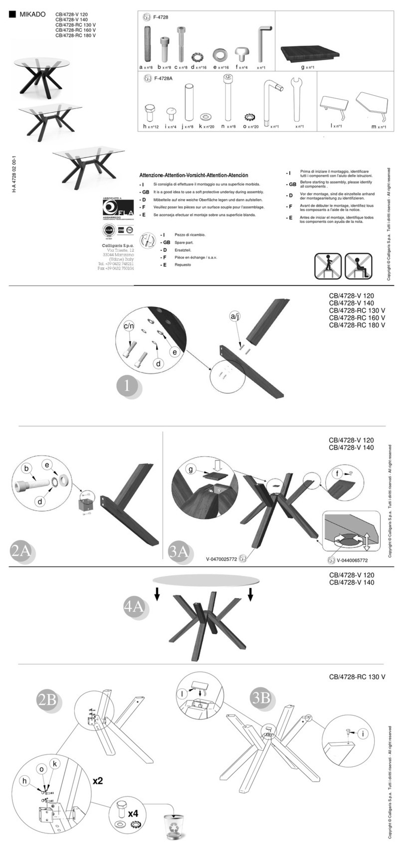 Mikado CB/4728-V 120 manual