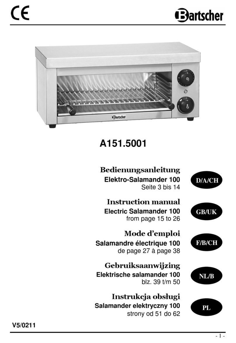 Bartscher Salamander 100 User manual