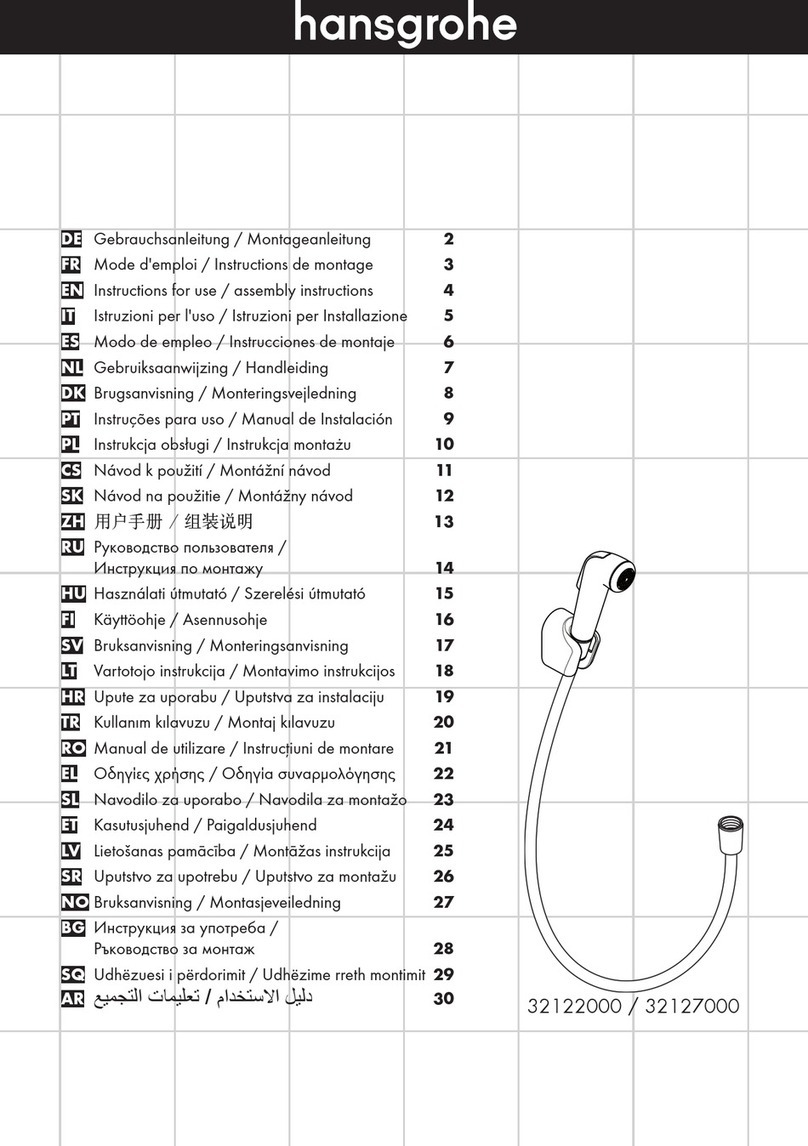 Hans Grohe 32122000 Instructions for use/assembly instructions Hans Grohe 32122000 Instructions for use/assembly instructions