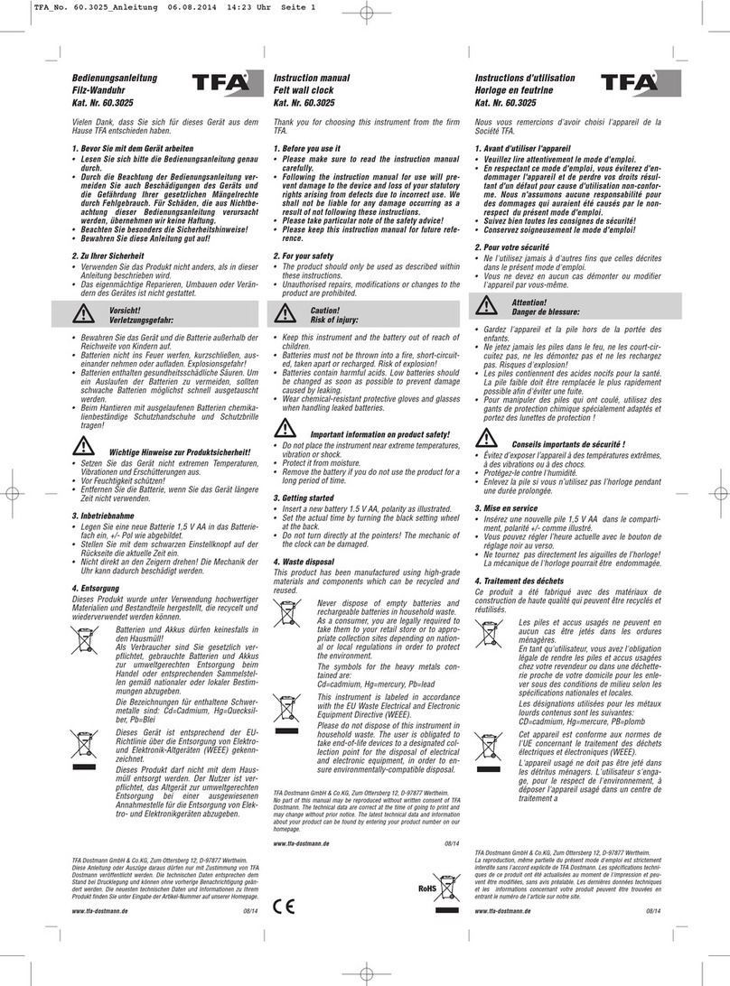 TFA 60.3025 instruction manual