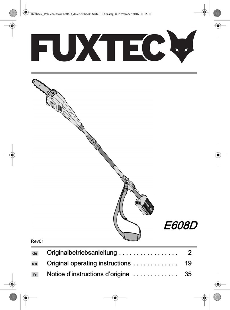 FUXTEC E608D operating instructions