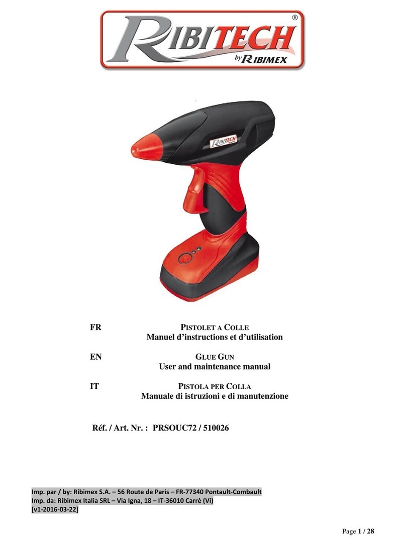 Ribimex RIBITECH PRSOUC72 User and maintenance manual