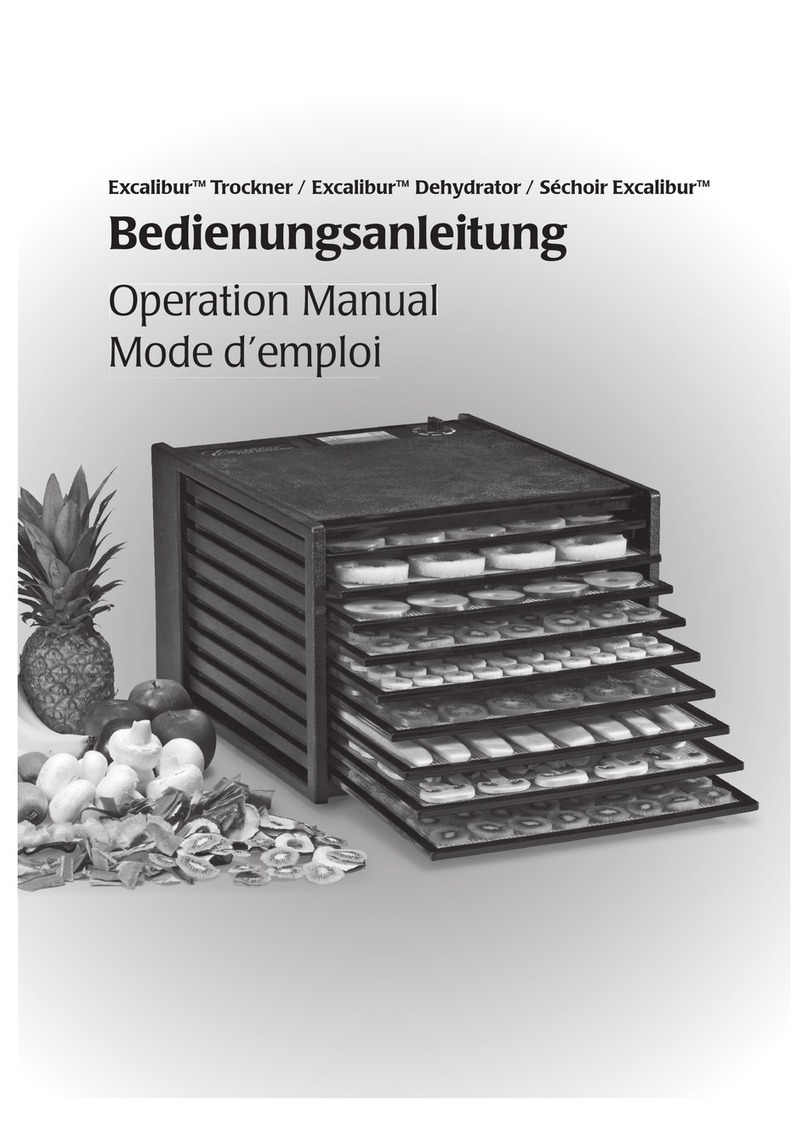 Excalibur 3900B User manual