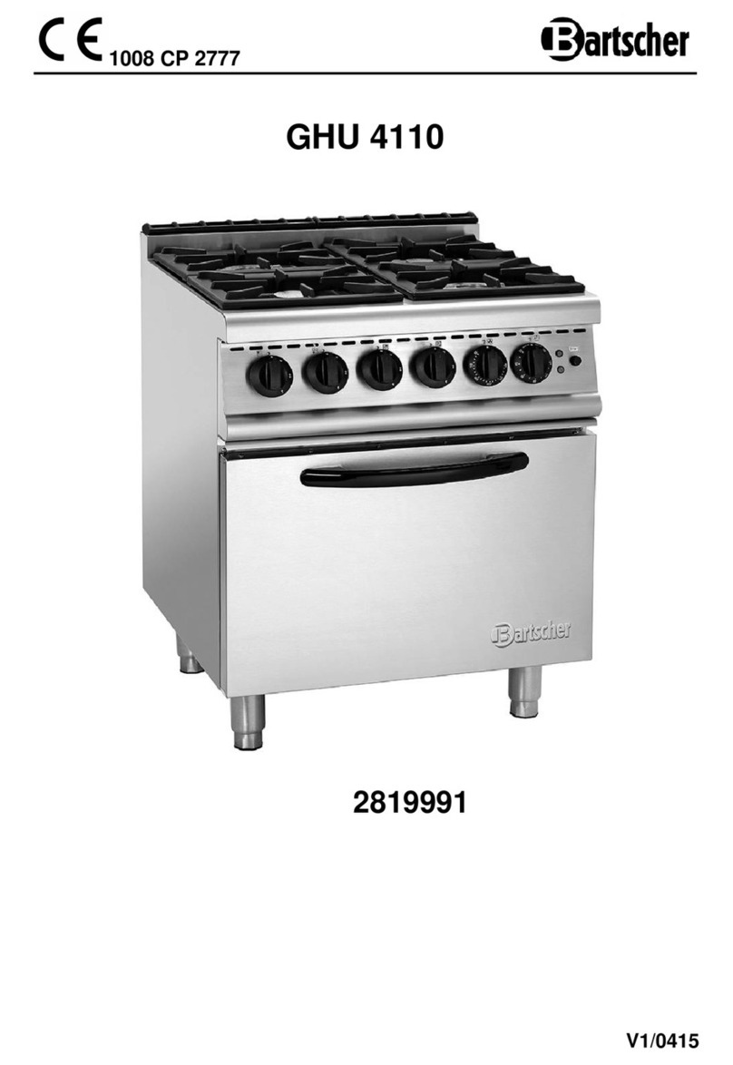 Bartscher GHU 4110 instruction manual