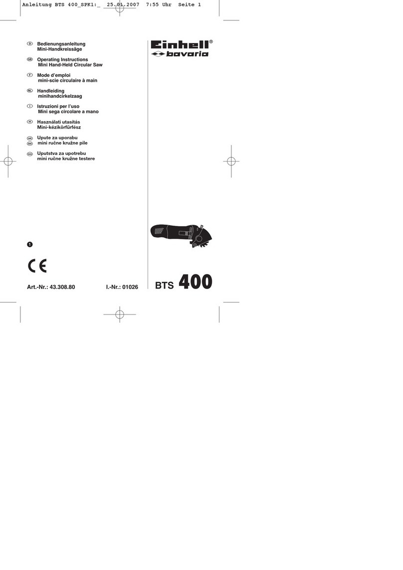 EINHELL Bavaria BTS 400 User manual EINHELL Bavaria BTS 400 User manual