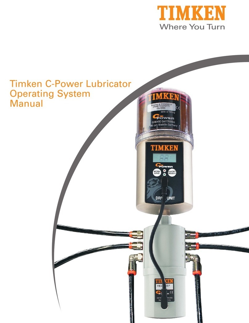 Timken C-POWER Series operating manual