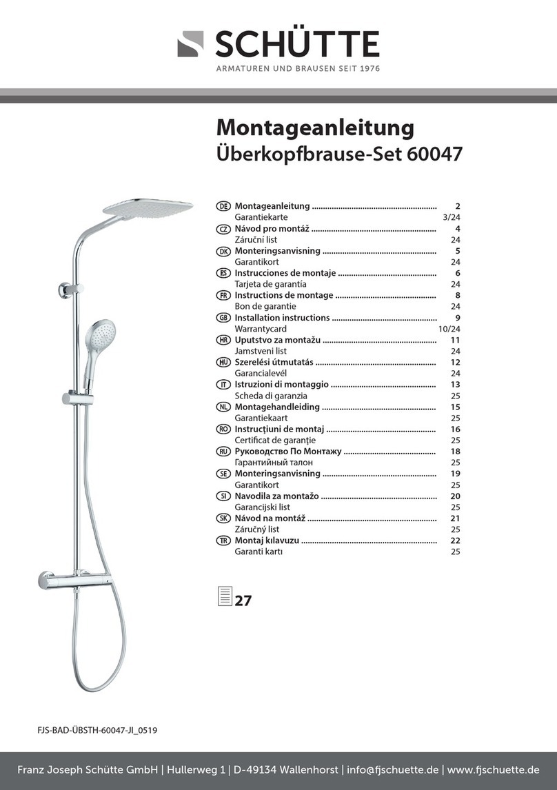SCHÜTTE 60047 installation instructions