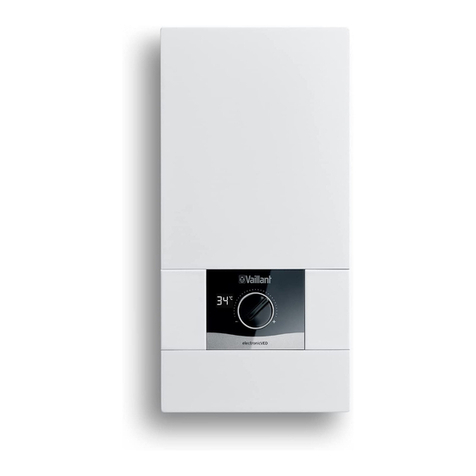 Vaillant VED E 8 INT Series User manual