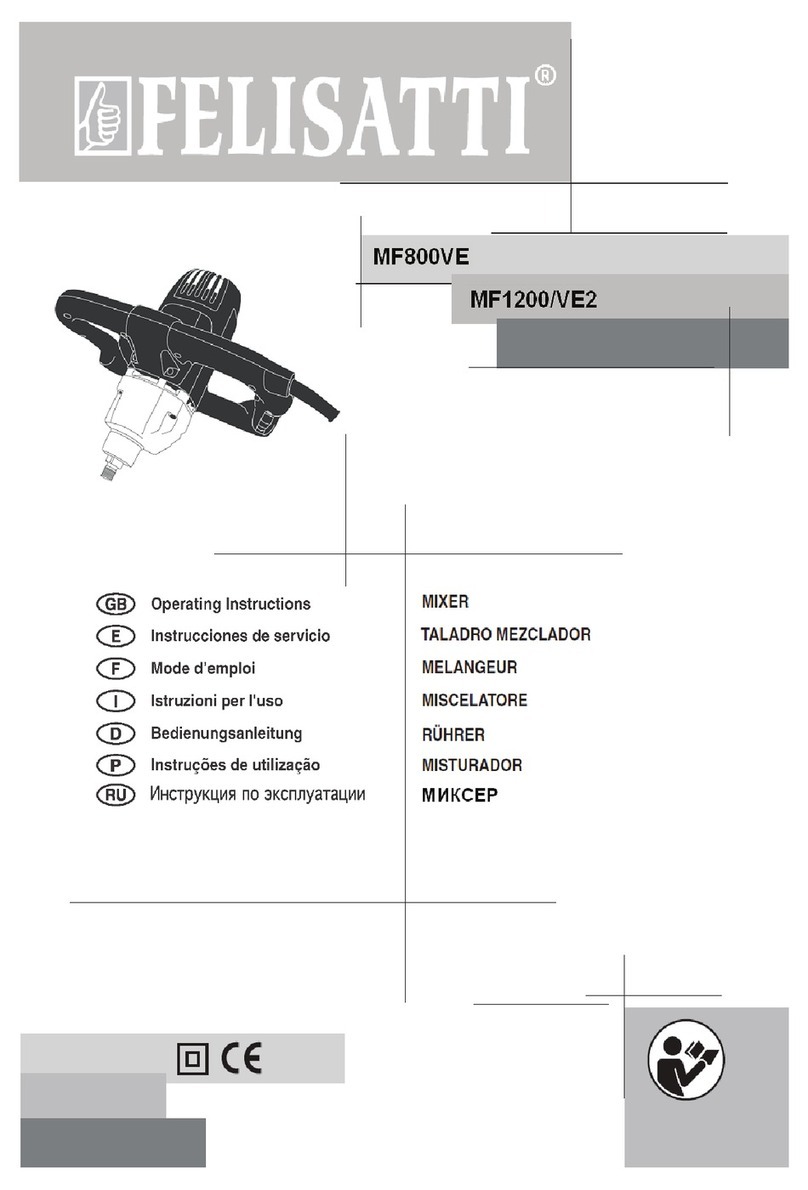 Felisatti MF800VE operating instructions