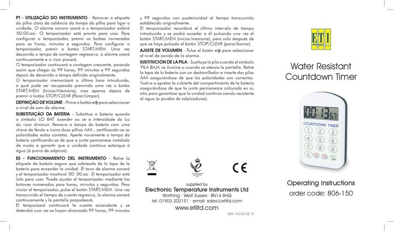 ETI 806-150 operating instructions