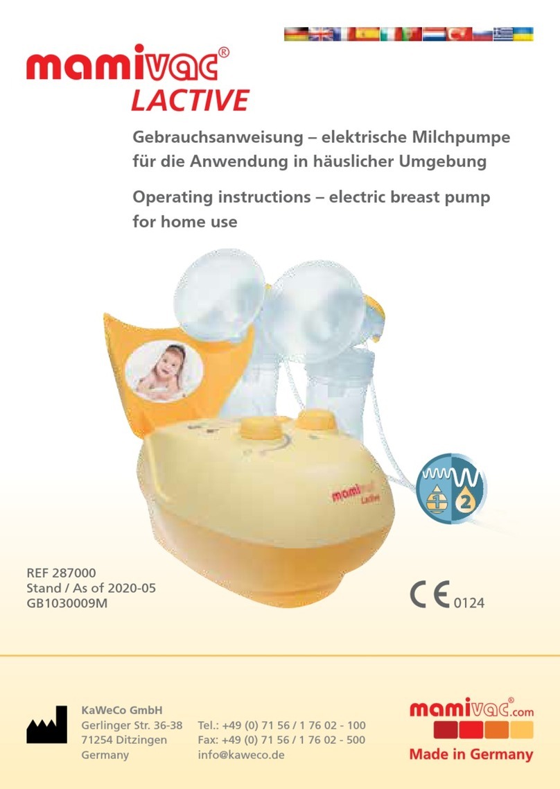 mamivac Lactive 287000 operating instructions