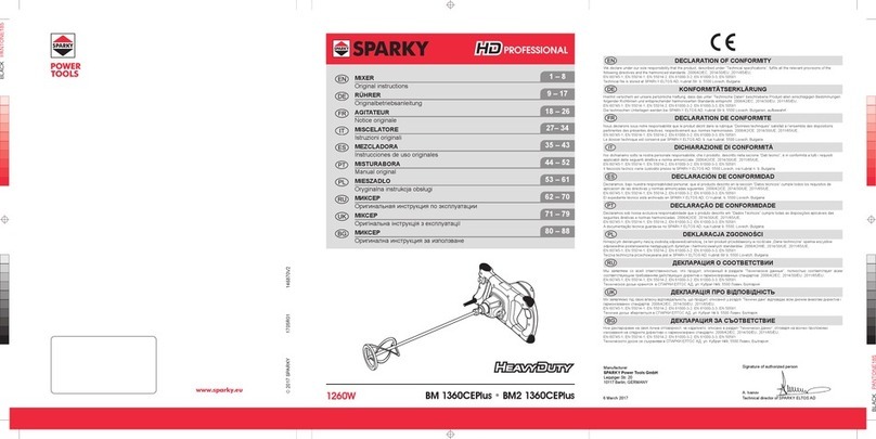 Sparky Group BM 1360CEPlus Original instructions
