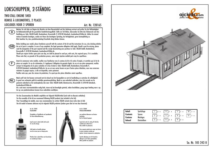 Faller 120165 User manual