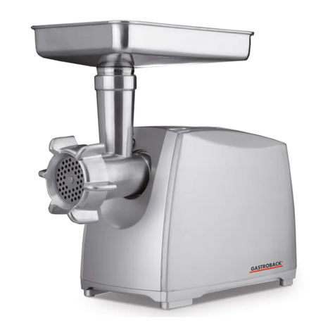 Gastroback Design Fleischwolf Pro M User manual