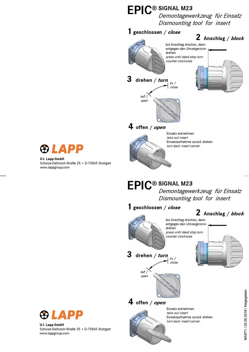LAPP EPIC SIGNAL M23 quick start guide