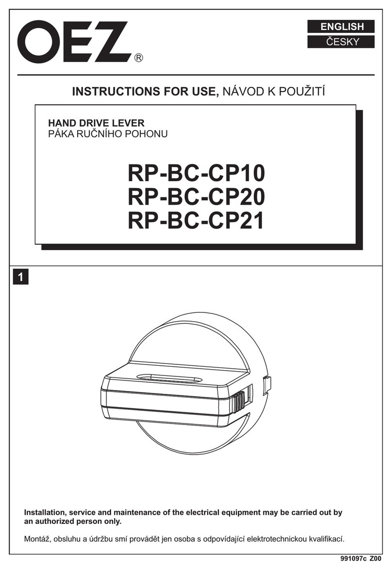 OEZ RP-BC-CP10 Instructions for use