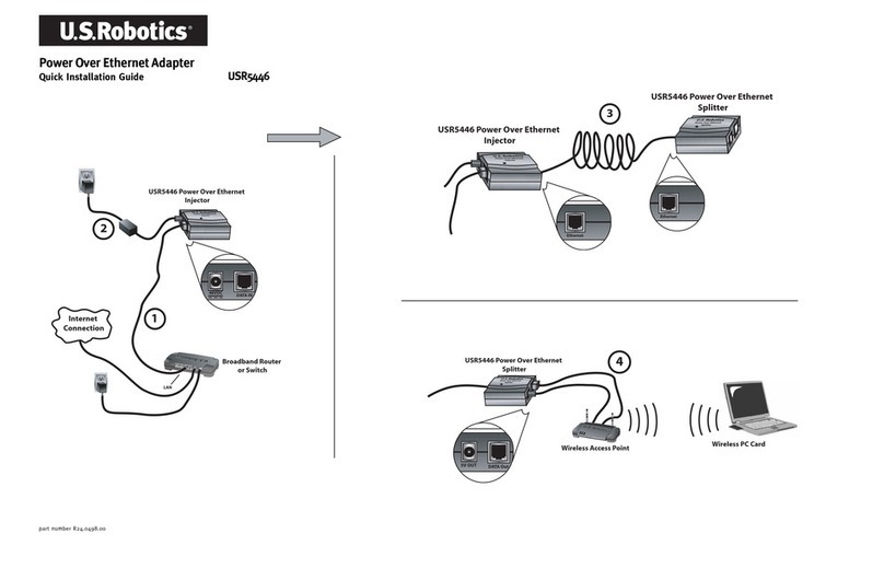 US Robotics USR5446 Quick installation guide