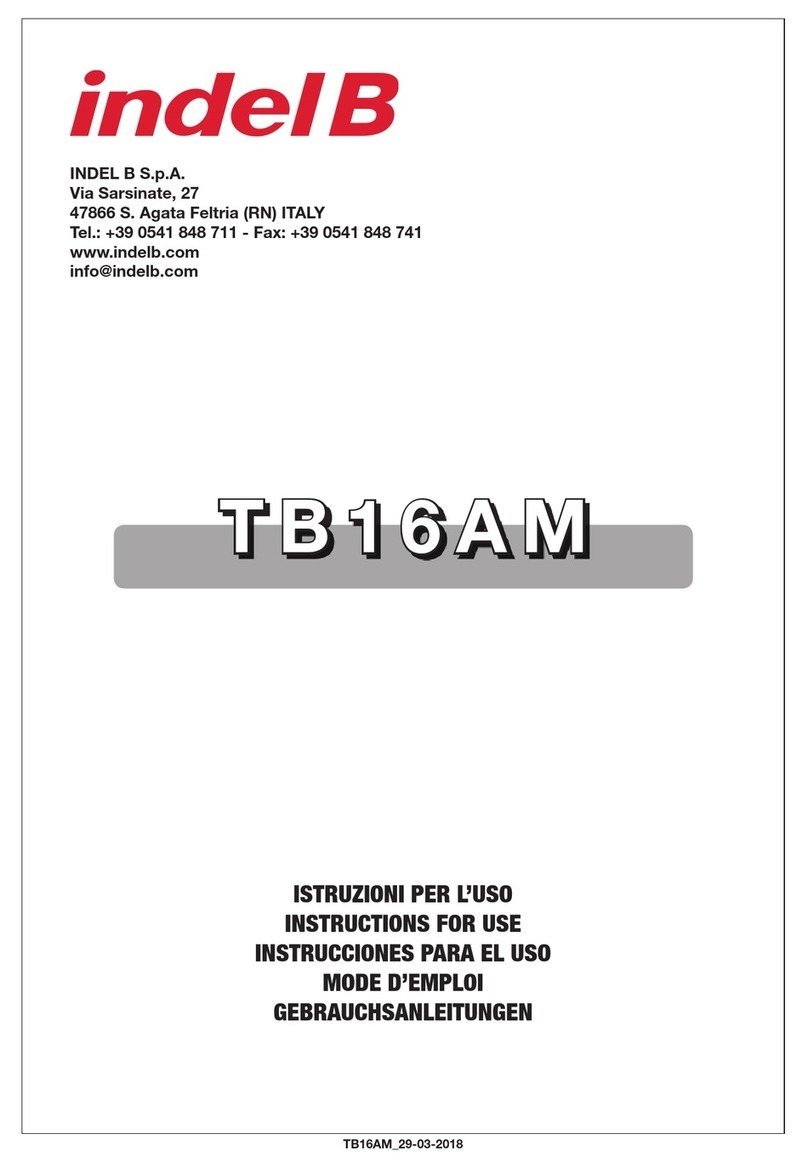 Indel B TB16AM Instructions for use