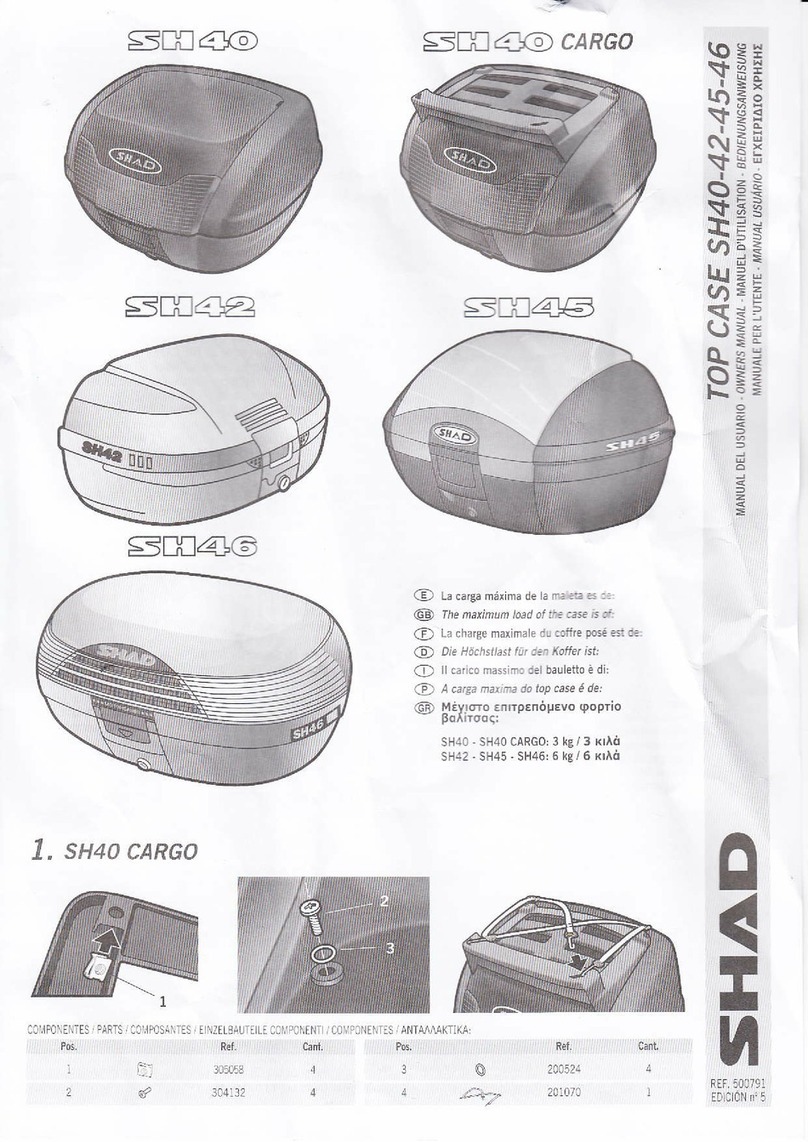 Shad SH40 User manual