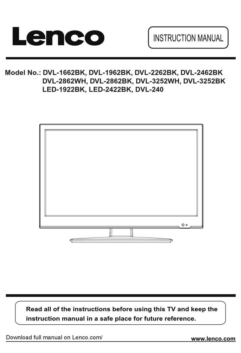LENCO DVL-1662BK User manual